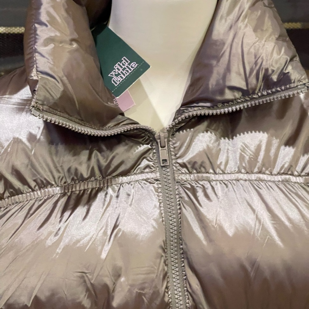 Wild Fable Metallic Puffer Jacket - Picture 2 of 4